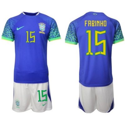 Men FIFA 2022 Brazil Soccer Jersey 045