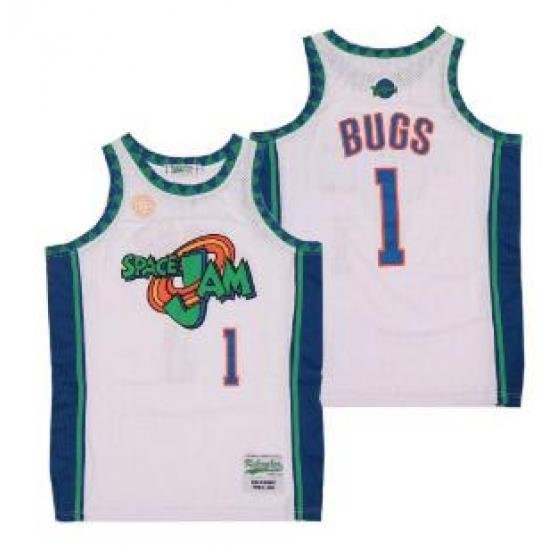 space jam Bugs Bunny 1 White Film Jersey