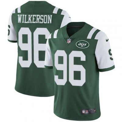 Nike Jets #96 Muhammad Wilkerson Green Team Color Mens Stitched NFL Vapor Untouchable Limited Jersey