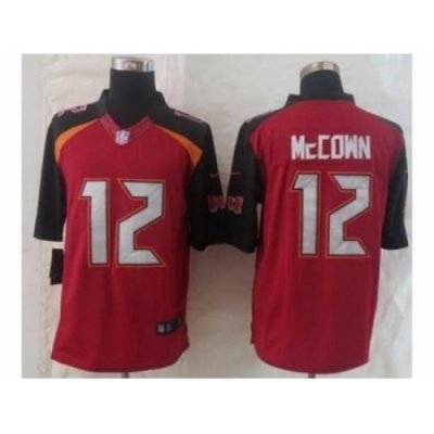 Nike Tampa Bay Buccaneers 12 Josh McCown Red limited NFL Jersey