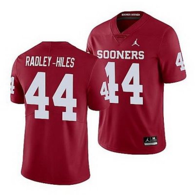 Oklahoma Sooners Brendan Radley Hiles Crimson Limited Men'S Jersey