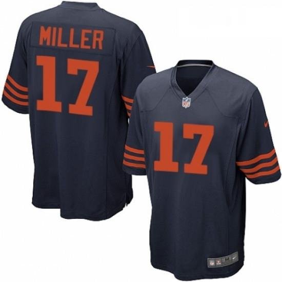 Mens Nike Chicago Bears 17 Anthony Miller Game Navy Blue Alternate NFL Jersey