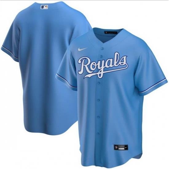 Men Kansas City Royals Nike Blue Blank Jersey