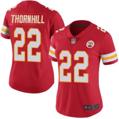 Chiefs 22 Juan Thornhill Red Team Color Women Stitched Football Vapor Untouchable Limited Jersey