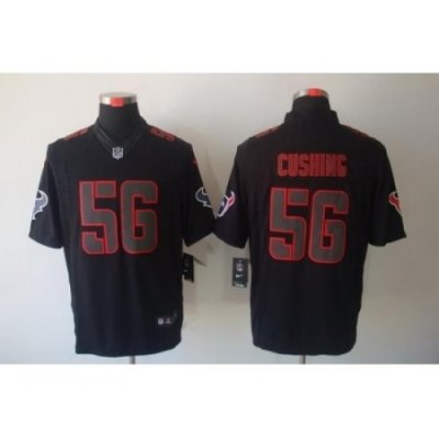 Nike Houston Texans 56 Brian Cushing Black Impact Limited NFL Jersey