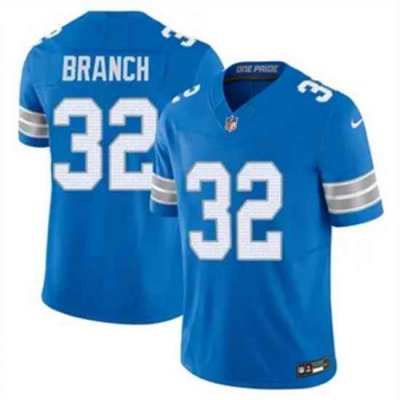 Youth Detroit Lions 32 Brian Branch Blue 2023 F U S E Vapor Untouchable Limited Stitched Jersey