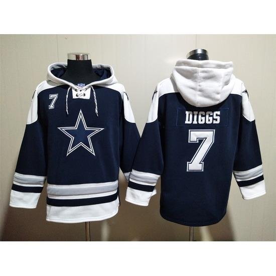 NFL Men Dallas Cowboys 7 Trevon Diggs Stitched Hoodie II