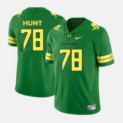 Men Oregon Ducks Cameron Hunt College Football Green Jersey