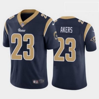 men cam akers los angeles rams navy vapor limited jersey