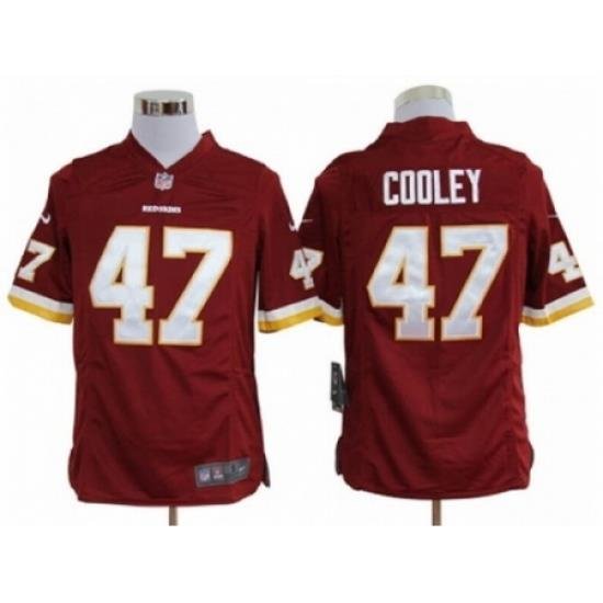 Nike Washington Redskins 47 Chris Cooley Red Game NFL Jersey