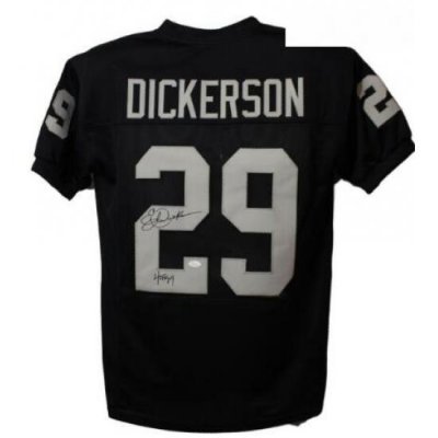 Men Raiders 28 Eric Dickerson Black Jersey