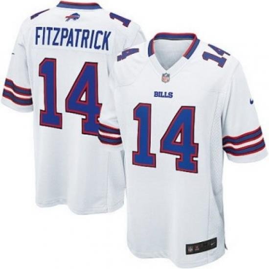 Nike Nfl Youth Buffalo Bills #14 Ryan Fitzpatrick White Jerseys