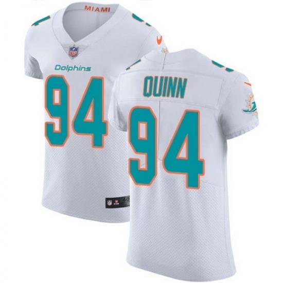 Nike Dolphins #94 Robert Quinn White Mens Stitched NFL Vapor Untouchable Elite Jersey