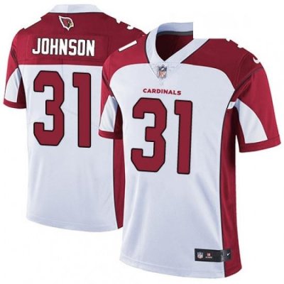 Men Nike Arizona Cardinals 31 David Johnson White Vapor Untouchable Limited Player NFL Jersey