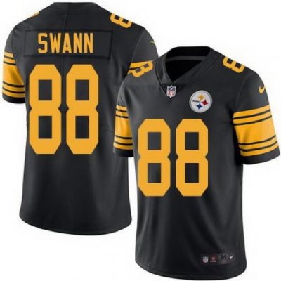 Nike Steelers #88 Lynn Swann Black Mens Stitched NFL Limited Rush Jersey