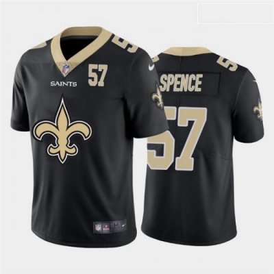 Nike Saints 57 Noah Spence Black Team Big Logo Number Vapor Untouchable Limited Jersey