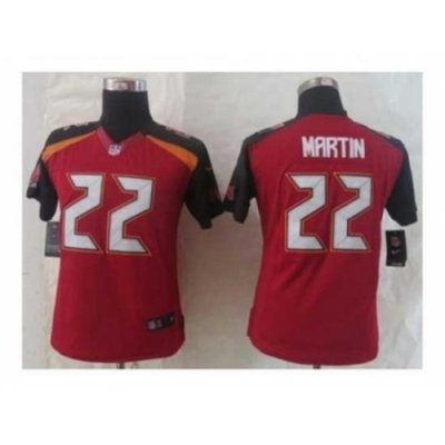 Nike Women Tampa Bay Buccaneers #22 Martin red jerseys[2014 new]