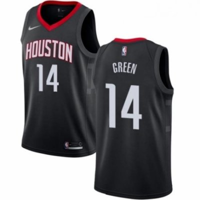 Womens Nike Houston Rockets 14 Gerald Green Authentic Black NBA Jersey Statement Edition