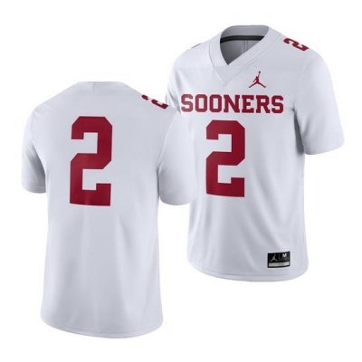 Oklahoma Sooners White Game Men'S Jersey 0