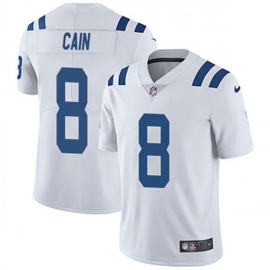 Men Nike Deon Cain Indianapolis Colts Limited White Vapor Untouchable Jersey