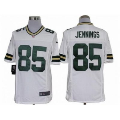 Nike Green Bay Packers 85 Greg Jennings White Limited NFL Jersey