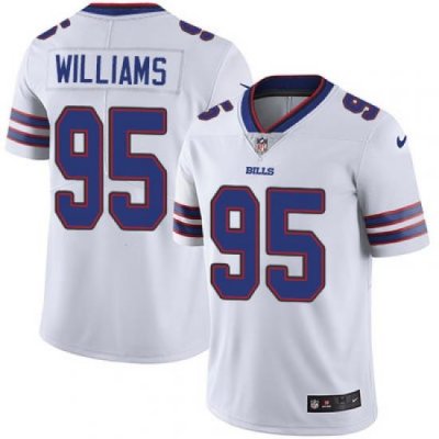 Nike Bills #95 Kyle Williams White Mens Stitched NFL Vapor Untouchable Limited Jersey