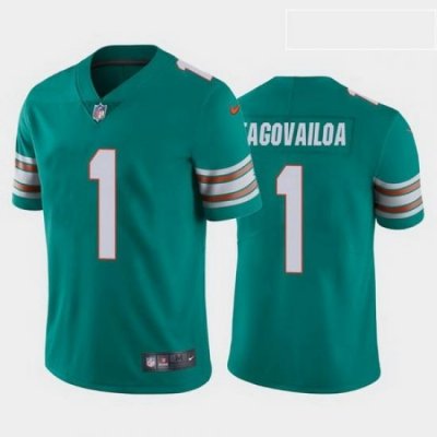 men tua tagovailoa miami dolphins aqua alternate vapor limited jersey