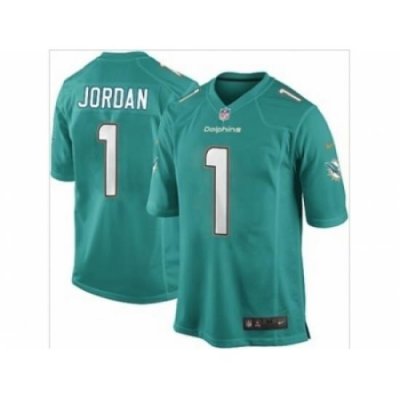 Nike Miami Dolphins 1 Dion Jordan green game NFL Jersey