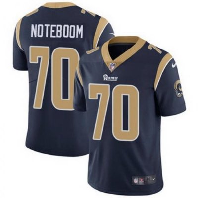 Nike Rams #70 Joseph Noteboom Navy Blue Team Color Mens Stitched NFL Vapor Untouchable Limited Jersey