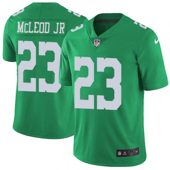 Nike Eagles #23 Rodney McLeod Jr Green Mens Stitched NFL Limited Rush Jersey