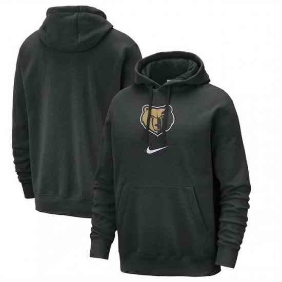 Men Memphis Grizzlies Black 2023 24 City Edition Essential Club Pullover Hoodie