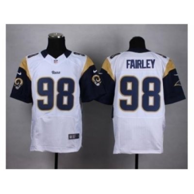 Nike St. Louis Rams 98 Nick Fairley white Elite NFL Jersey