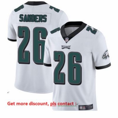 Eagles 26 Miles Sanders White Men Stitched Football Vapor Untouchable Limited Jersey