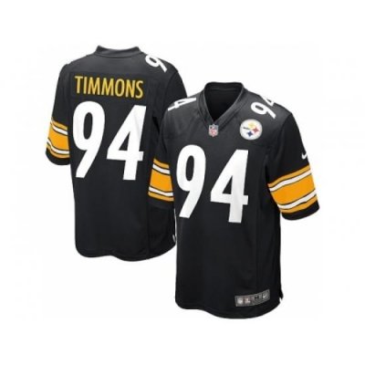 Nike Pittsburgh Steelers 94 Lawrence Timmons black Game NFL Jersey