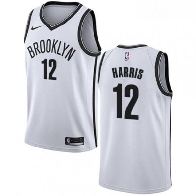 Youth Nike Brooklyn Nets 12 Joe Harris Swingman White NBA Jersey Association Edition