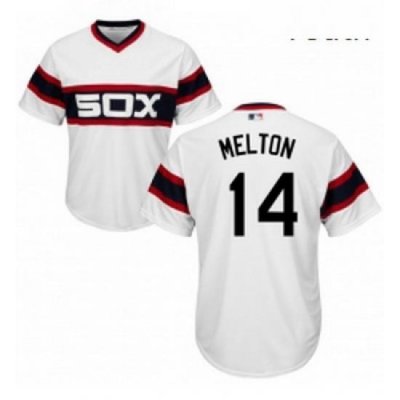 Youth Majestic Chicago White Sox 14 Bill Melton Authentic White 2013 Alternate Home Cool Base MLB Jersey