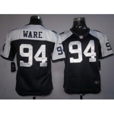 Youth Nike Dallas CoWboys #94 Ware Blue Thankgivings Nike NFL Jerseys