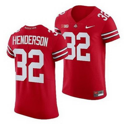 Ohio State Buckeyes Treveyon Henderson All Scarlet College Football Elite Jersey