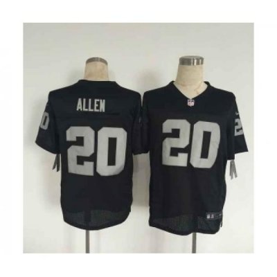 nike nfl jerseys oakland raiders 20 allen black[Elite][allen]