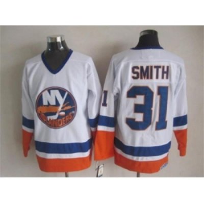 NHL New York Islanders 31 Smith white jerseys