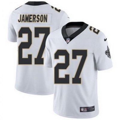 Nike Saints #27 Natrell Jamerson White Mens Stitched NFL Vapor Untouchable Limited Jersey