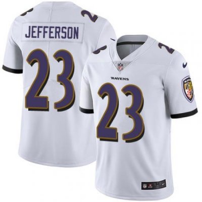 Nike Ravens #23 Tony Jefferson White Mens Stitched NFL Vapor Untouchable Limited Jersey