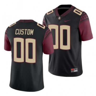 Men Women Youth Florida State Seminoles Nike Custom Jersey Black