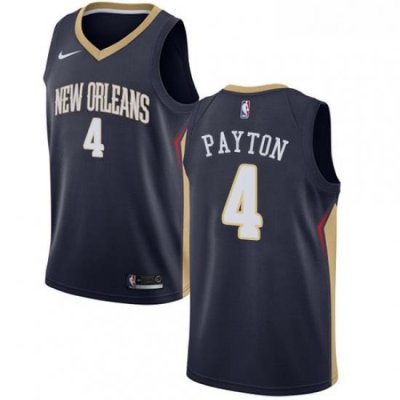 Youth Nike New Orleans Pelicans 4 Elfrid Payton Swingman Navy Blue NBA Jersey Icon Edition