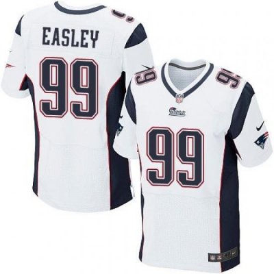 Nike Patriots #99 Dominique Easley White Mens Stitched NFL Elite Jersey