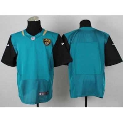 Nike Jacksonville Jaguars Blank Green Elite NFL Jersey