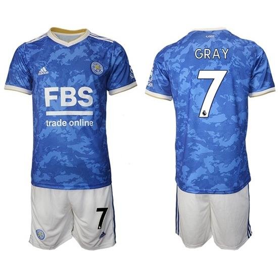 Men Leicester City Soccer Jersey 018