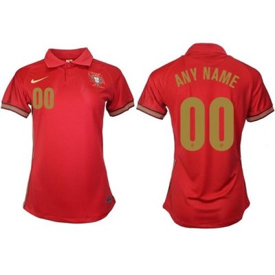 Women Portugal Soccer Jerseys 001 Customized