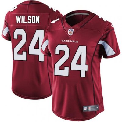 Womens Nike Cardinals #24 Adrian Wilson Red Team Color  Stitched NFL Vapor Untouchable Limited Jersey