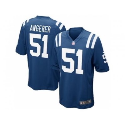 Nike Indianapolis Colts 51 Pat Angerer blue Game NFL Jersey